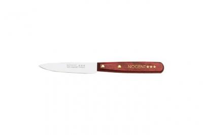 NOGENT Couteau d'office manche en bois fonc&eacute; -  - Marron - Inox