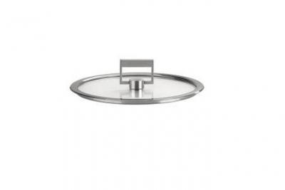 CRISTEL Couvercle plat en verre strate bouton rabattable -14cm - 