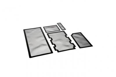 GENERIQUE Demciflex staubfilter-set f&uuml;r corsair 750d - schwarz schwarz df0483