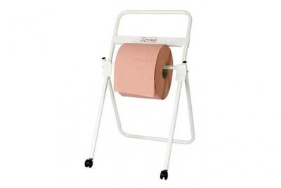 RIBIMEX D&eacute;vidoir papier sur tr&eacute;pied avec roues