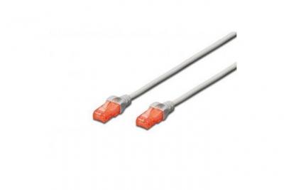 DIGITUS  Cable de Red RJ45 UTP Cat.6 10/100/1000 Gris (15m)