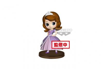 BANPRESTO  Q posketPetite princesse Disney &agrave; collectionner Sofia 7 cm 