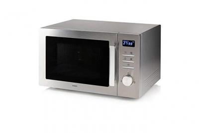 DOMO ELEKTRO DO2334CG Micro-ondes argent 800 W fonction minuteur, fonction grill