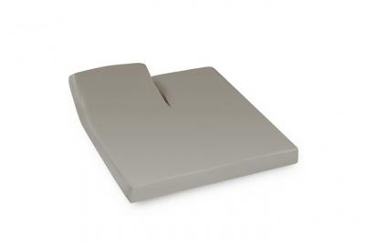 LINNEA Drap housse relaxation uni 2x70x190 cm 100% coton ALTO Chamois - TR T&ecirc;te relevable uniquement