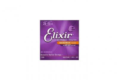 ELIXIR  Bariton 11306 - Jeu De Cordes Guitare Acoustique 16-70
