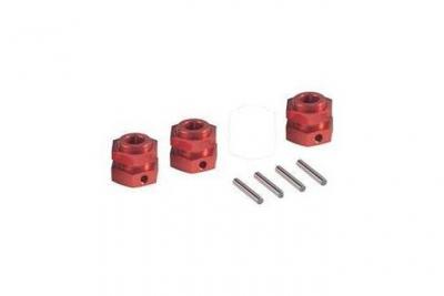 REELY Entra&icirc;neur de jante en aluminium 24 mm 6 pans rouge (m&eacute;tallis&eacute;) 1:5 1 pc(s)