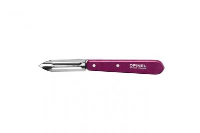  Econome Opinel N 115 Aubergine Eplucheur Lame 6 Cm Inox Hetre Cuisine