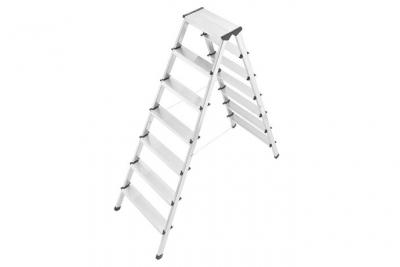 HAILO Escabeau en Alu 2x7 Haut. travail 3,18m Charge max. 150Kg L90 - 