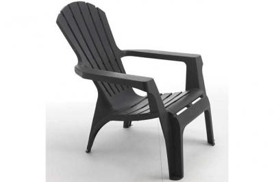 FAUTEUIL ADIRONDACK ANTHRACITE