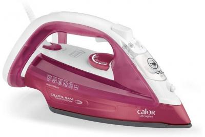 TEFAL Fer &agrave; repasser vapeur de 0,30L 2400W framboise blanc 