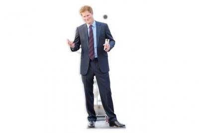 STAR CUTOUTS - Figurine G&eacute;ante Carton Prince Harry, STSC445