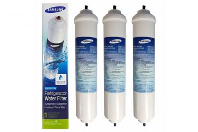 SAMSUNG Lot de 3 filtres &agrave; eaux originaux pour r&eacute;frig&eacute;rateur am&eacute;ricain 