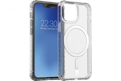 FORCE CASE  Air Coque Rigide pour iPhone 13 Mini Compatible MagSafe Transparent
