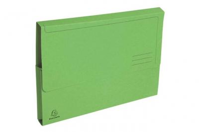 EXACOMPTA Chemises &agrave; poche  Forever - en carte recycl&eacute;e 290g - vert vif - paquet de 50