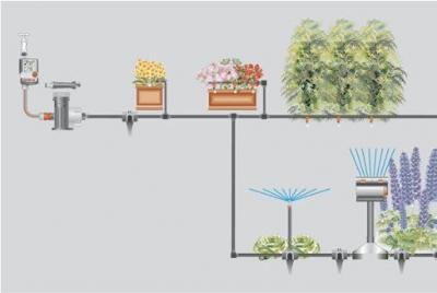 GARDENA  Jonction Micro-Drip-System Noir 35 x 20 x 19 cm 08381-20