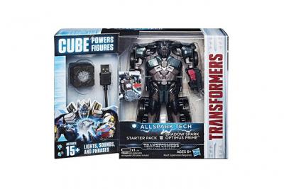 HASBRO TRANSFORMERS The Last Knight - SHADOW SPARK OPTIMUS PRIME - Allspark Tech Kit de d&eacute;part - Robot 13cm 