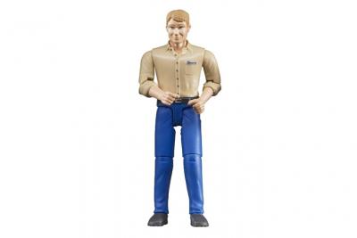 BRUDER  homme blond avec jean bleu BRU4001702600068