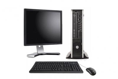 HP  Compaq 8200 Elite Ultra-slim Format USFF 2.5Ghz - 4 Go - 250 Go avec Ecran 19 pouces 