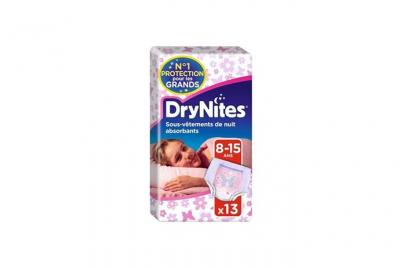 DRYNITES  Diapers Absorbent Panties Girl 52 Units 8-15 Years
