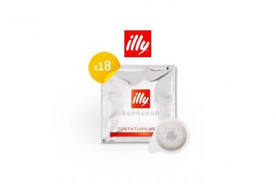 ILLY  Caf&eacute; 100 % Arabica - 18 dosettes monodoses ESE - Classique