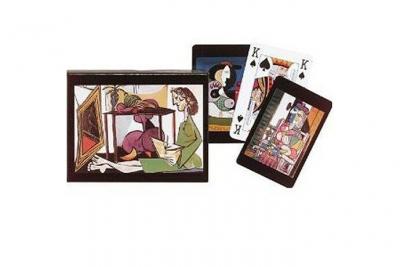 PIATNIK Jeu de cartes - Coffret de 2 x 55 cartes : Picasso