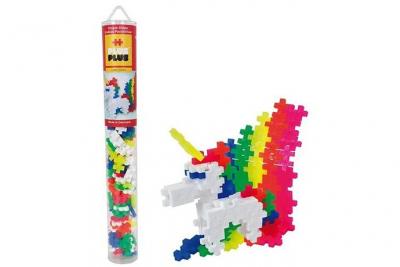 PLUS Jeu de construction de 100 pi&egrave;ces  tube licorne