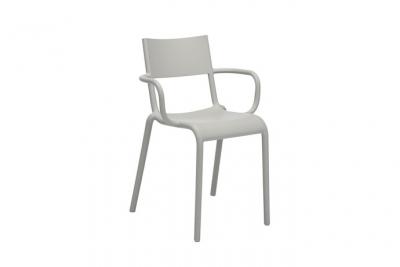 KARTELL  Generic A, Chaise, Gris, Set de 2