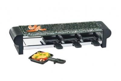KUCHENPROFI K&uuml;chenprofi Raclette Hot Stone Quattro Noir