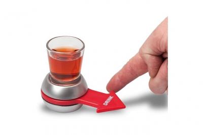 TOTALCADEAU La fl&egrave;che de la boisson plateau avec fl&egrave;che, 1 verre