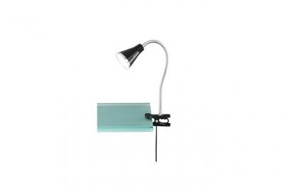 REALITY LEUCHTEN Lampe de bureau led 3,8w avec pince noir arras trio lighting