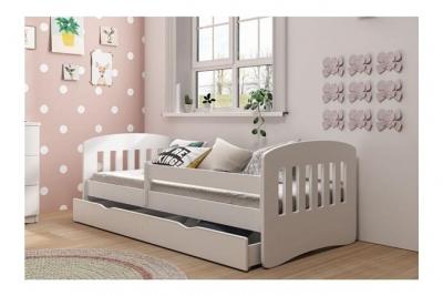 KOCOT KIDS Lit Enfant &agrave; barri&egrave;re 180x80cm avec tiroir et matelas inclus - CLASSIC