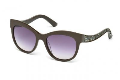 SWAROVSKI Lunettes de soleil femme  SK0110 48F marron 54-18 Brun