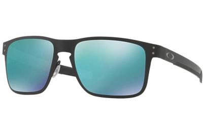 OAKLEY  Holbrook Metallic Sunglasses Noir Jade Iridium/CAT3 Homme