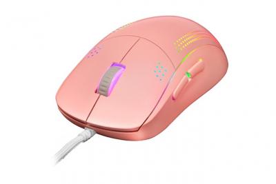 MARS GAMING Souris  MMPROP Avec Fil 32000DPI 7 Boutons Ambidextre Rose 