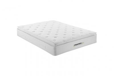 VENTE UNIQUE Matelas anti-feu ressorts ensach&eacute;s et surmatelas int&eacute;gr&eacute; DELICE de DREAMEA HOTEL - 160x200cm