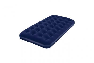 BESTWAY Matelas Gonflable Floque Horizon Twin - 1 Place - Bleu