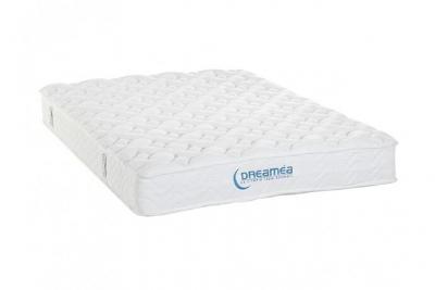 VENTE UNIQUE Matelas 140 x 190 cm ressorts ensach&eacute;s et m&eacute;moire de forme &eacute;p.24cm - ILLUSION de DREAMEA