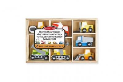 MELISSA & DOUG  V&eacute;hicules De Chantier De Construction En Bois