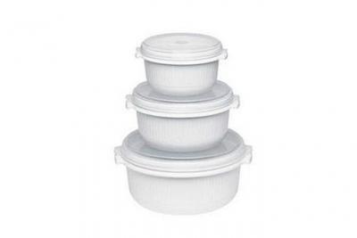 EMSA Boite alimentaire ronde pour micro-onde x3