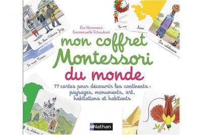 NATHAN Mon coffret Montessori du monde