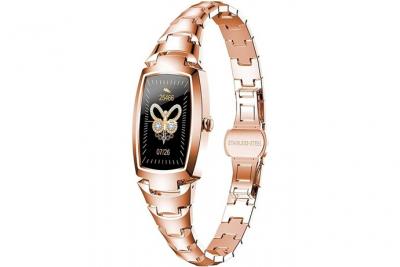  Montre Connect&eacute;e LEMFO H8 Pro IP68 Etanche Fitness Tracker-Or-Chronus