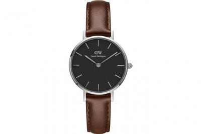 DANIEL WELLINGTON  DW Montre 28mm Petite St Mawes Black Silver