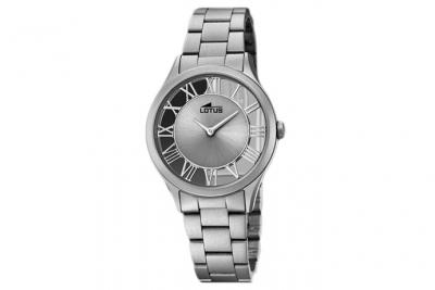 LOTUS  Montre Femme Analogique Montre Quartz Trendy Bracelet En Acier Inoxydable Gris Ul18398/1