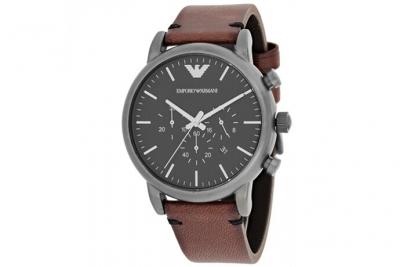 EMPORIO ARMANI Montre Homme  Luigi AR1919 Marron