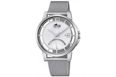 LOTUS  Montre Homme Femme Minimalist Analogique Quartz Acier Inoxydable Argent Ul18326/1