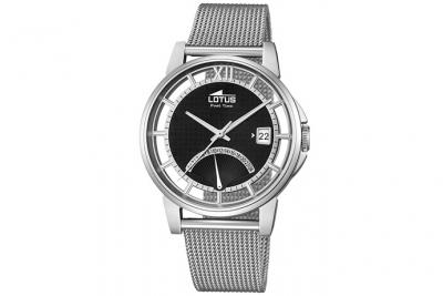 LOTUS  Montre Homme Femme Minimalist Analogique Quartz Acier Inoxydable Argent Ul18326/2