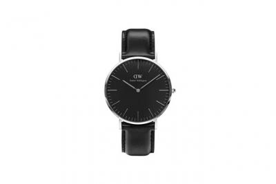 DANIEL WELLINGTON Montre Homme Black Noir DW00100133 Gris 