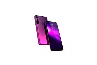 MOTOROLA  One Macro - 4G smartphone - double SIM - RAM 4 Go / M&eacute;moire interne 64 Go - &Eacute;cran LCD - 6.2"" - 1520 x 720 pixels - 3 x cam&eacute;ras arri&egrave;re 13 MP, 2 MP, 2