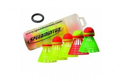 MTS SPORTARTIKEL   400206 Tube Mix de balles de Speedminton