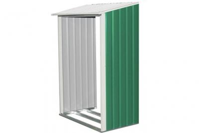 HABITAT ET JARDIN Option abri b&ucirc;ches pour abri de jardin rosas 2.71 M&sup2; - Vert.